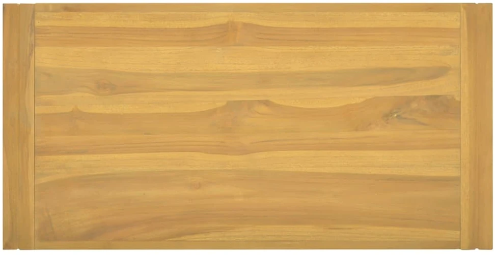 Sieninė vonios kambario spintelė, 90x45x35cm, tikmedžio masyvas