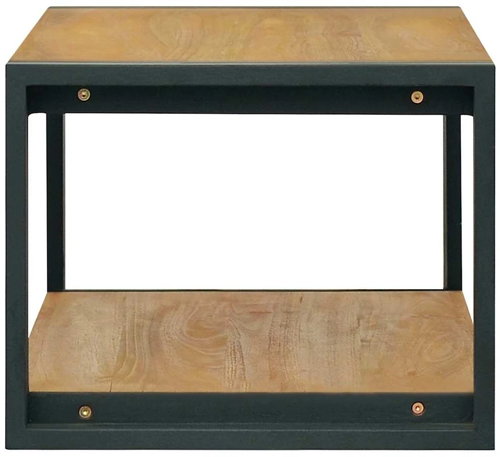 Sieninė vonios kambario spintelė, 90x45x35cm, tikmedžio masyvas