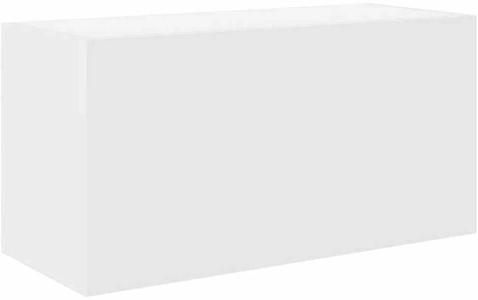 Sieninė vonios kambario spintelė, baltos, 60x25x30cm, mediena