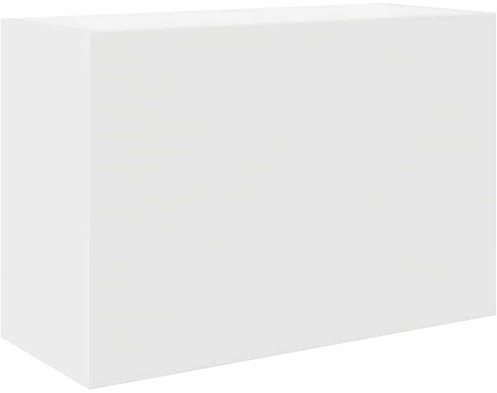 Sieninė vonios kambario spintelė, baltos, 60x25x40cm, mediena