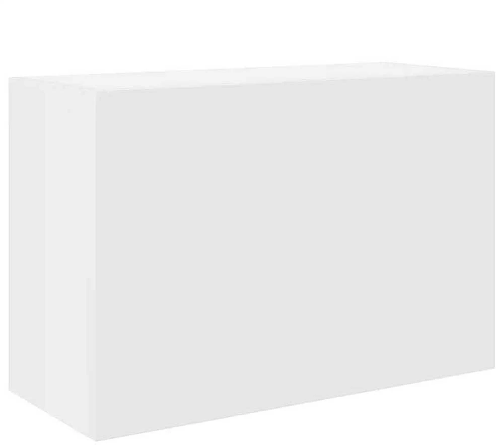 Sieninė vonios kambario spintelė, baltos, 60x25x40cm, mediena