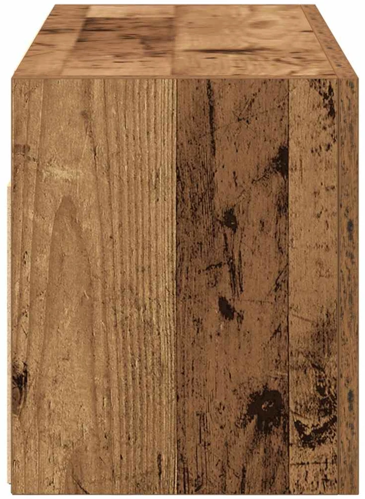 Sieninė vonios kambario spintelė, medienos, 60x25x30cm, mediena
