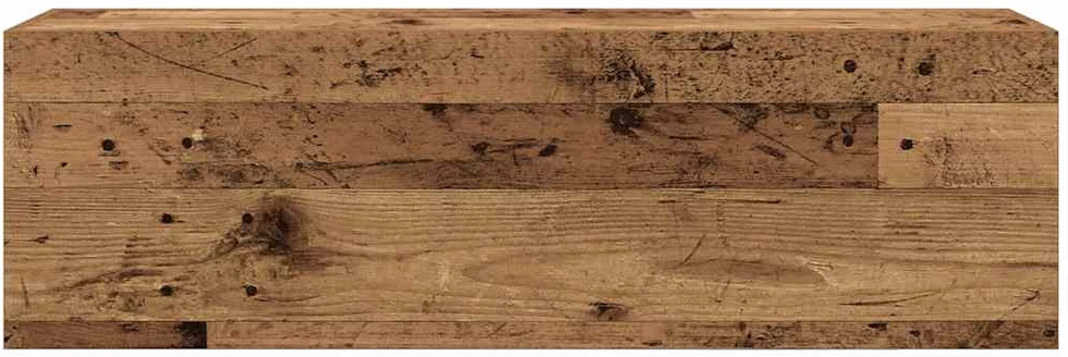 Sieninė vonios kambario spintelė, medienos, 100x25x30cm