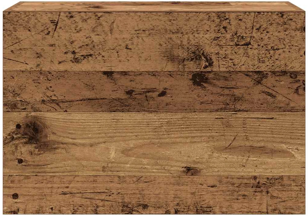 Sieninė vonios kambario spintelė, medienos, 60x25x40cm, mediena