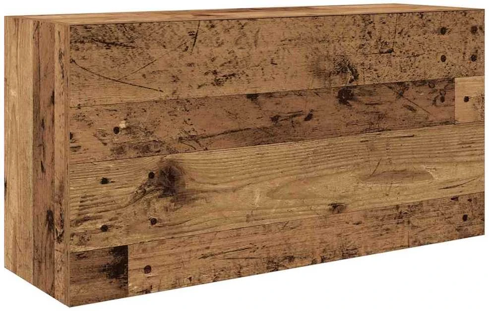 Sieninė vonios kambario spintelė, medienos, 80x25x40cm, mediena