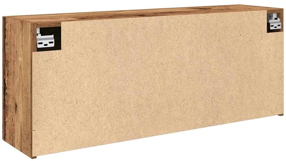 Sieninė vonios kambario spintelė, medienos, 100x25x40cm