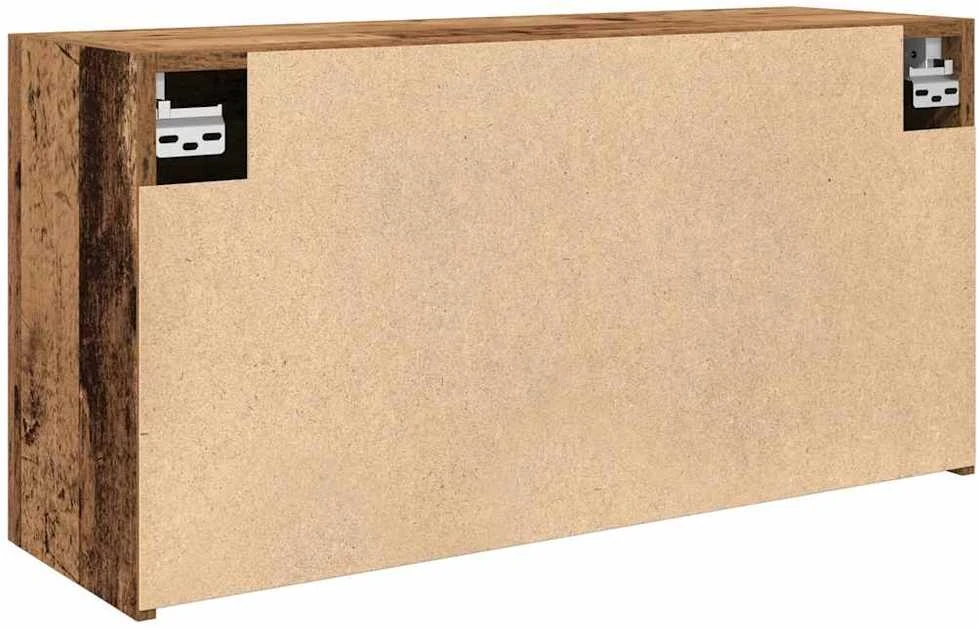 Sieninė vonios kambario spintelė, medienos, 80x25x40cm, mediena