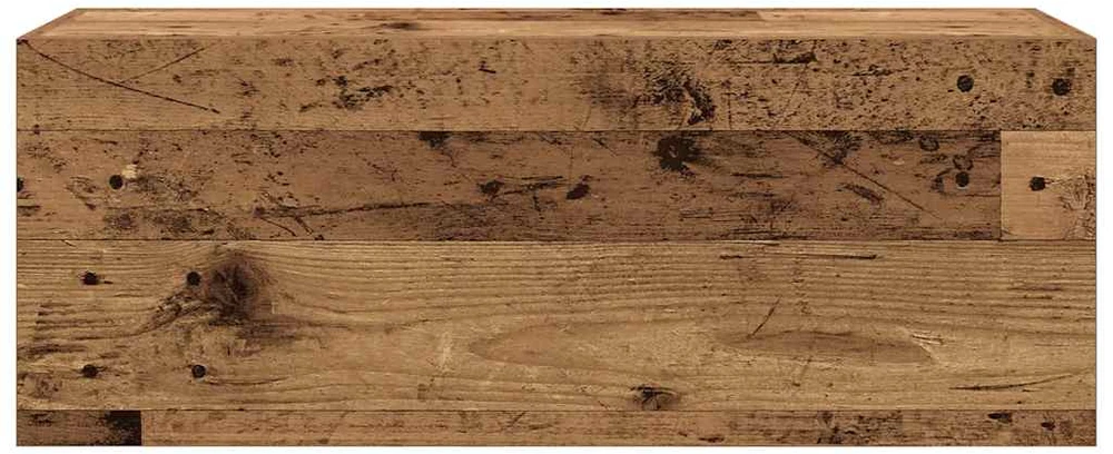Sieninė vonios kambario spintelė, medienos, 80x25x30cm, mediena