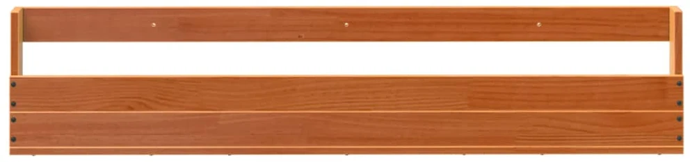 Sieninės batų lentynos, 2vnt., rudos, 110x8,5x23,5cm, pušis