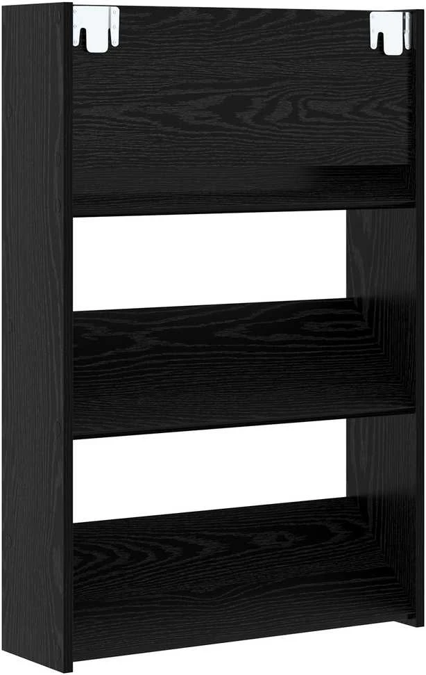 Batu skrynia 60 x 18 x 90 cm Apdirbta mediena Juodojo ąžuolo