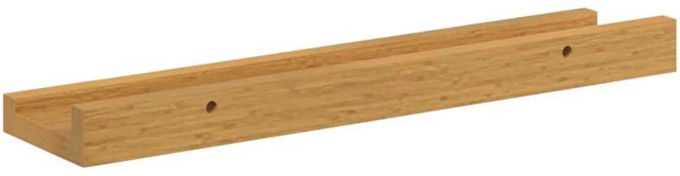 Sieninė lentyna 2 vnt. Smėlio 40 x 9 x 3 cm Apdirbta mediena