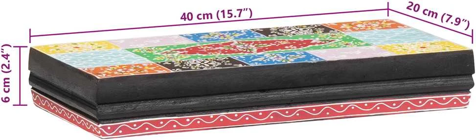 Sieninės lentynos Sieninis Įvairiaspalvis 40 x 20 x 6 cm