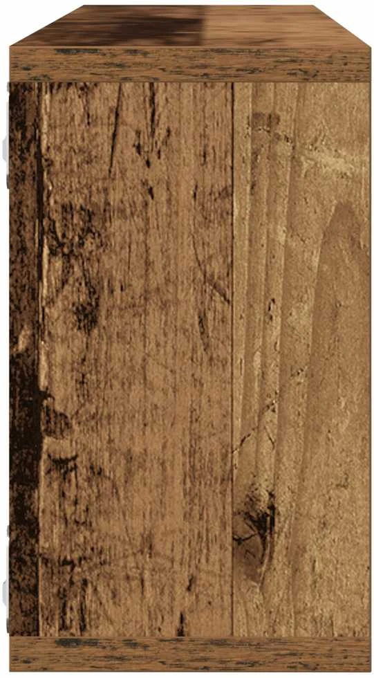 Sieninės lentynos 2 vnt. Senas medis 80 x 15 x 26 cm