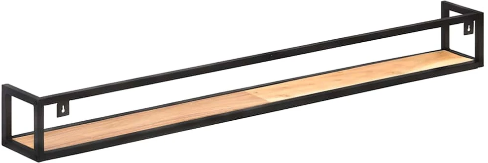 Sieninės lentynos, 2vnt., 160cm, akacijos medienos masyvas