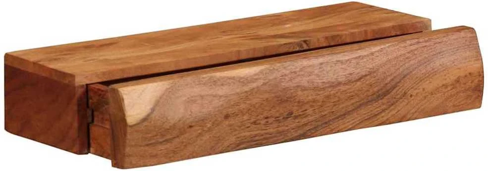 Sieninės lentynos, 2vnt., 40x17x8cm, akacijos masyvas