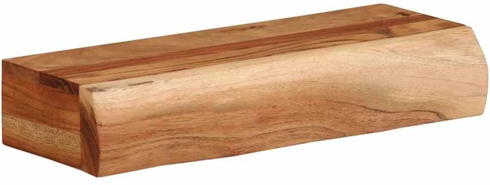 Sieninės lentynos, 2vnt., 40x17x8cm, akacijos masyvas