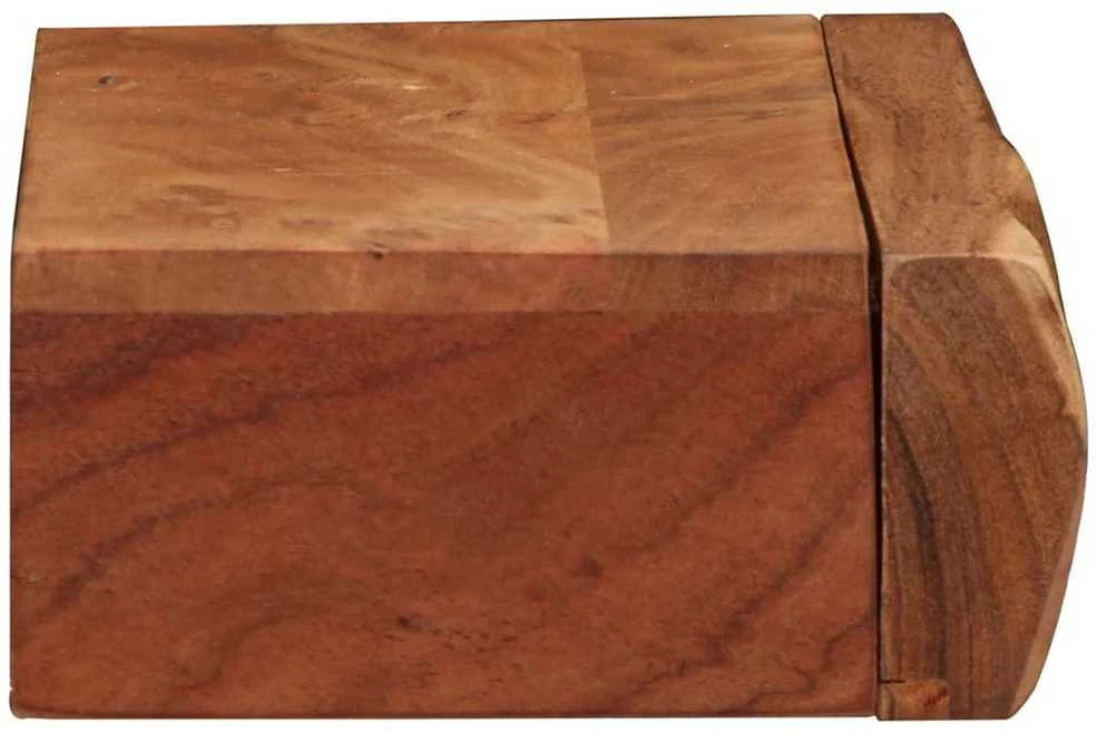 Sieninės lentynos, 2vnt., 40x17x8cm, akacijos masyvas