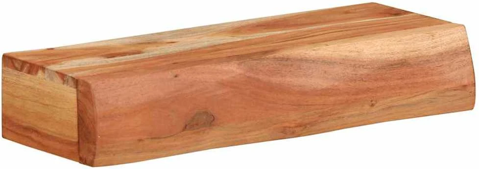 Sieninės lentynos, 2vnt., 40x17x8cm, akacijos masyvas