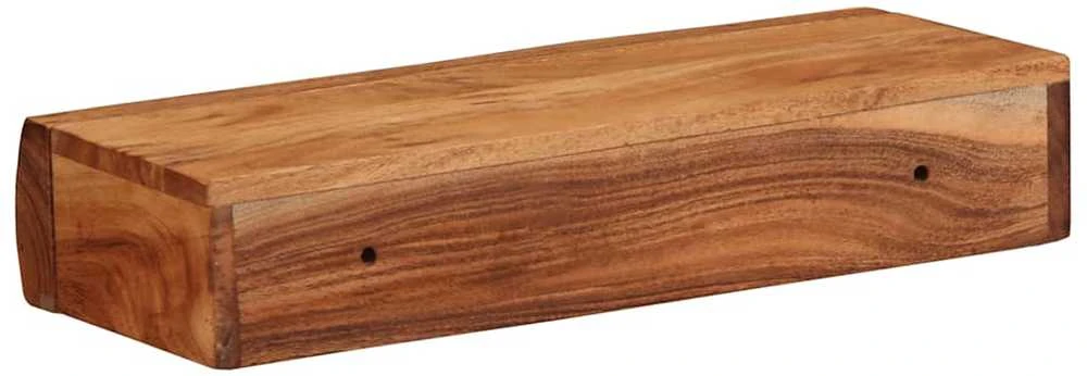 Sieninės lentynos, 2vnt., 40x17x8cm, akacijos masyvas