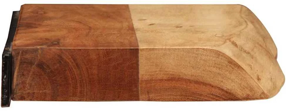 Sieninės lentynos, 2vnt., 40x20x3,5cm, akacijos masyvas