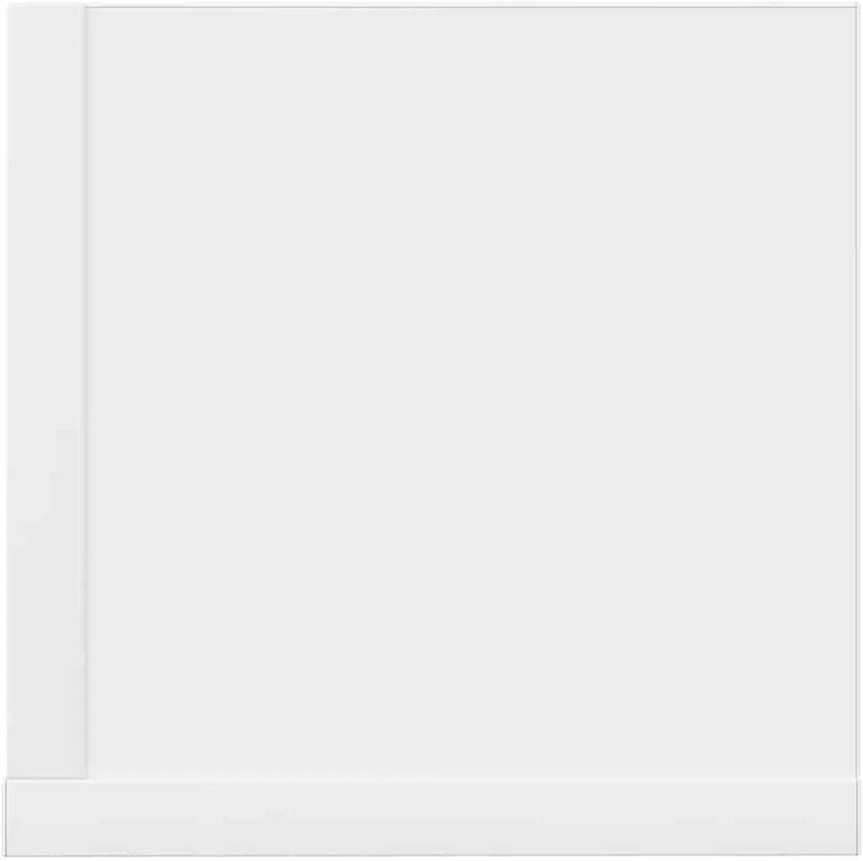 Sieninės lentynos, 2vnt., baltos, 100x16,5x16,5cm, mediena