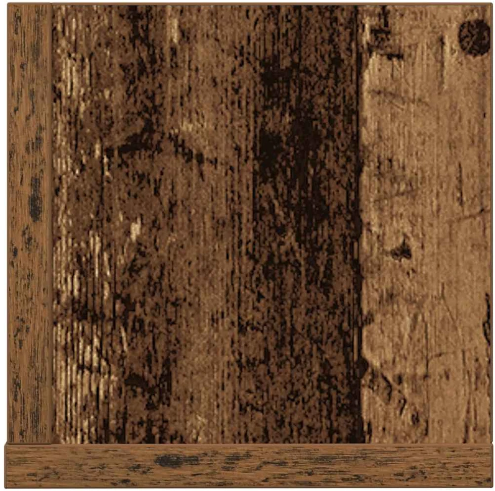 Sieninės lentynos, 2vnt., medienos, 75x16,5x16,5cm, mediena
