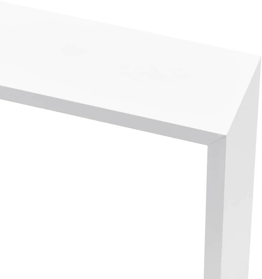 Sieninės lentynos, 3vnt., baltos spalvos, MDF, kubo formos