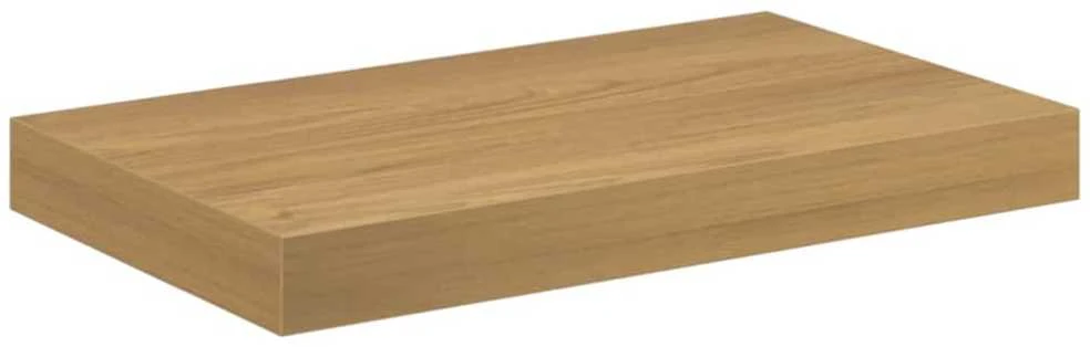 Sieninė lentyna 4 vnt. Ruda 40 x 23,5 x 3,8 cm Apdirbta mediena
