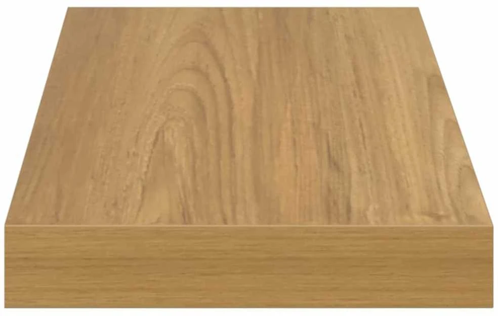 Sieninė lentyna 4 vnt. Ruda 50 x 23,5 x 3,8 cm Apdirbta mediena
