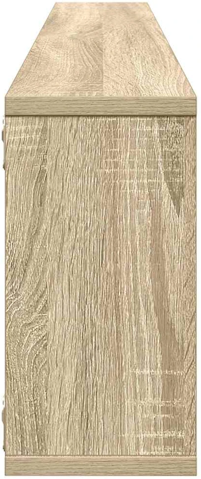 Sieninės lentynos, 4vnt., ąžuolo, 100x15x30cm, apdirbta mediena