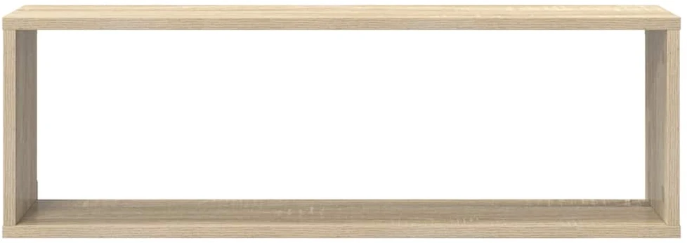 Sieninės lentynos, 4vnt., ąžuolo, 80x15x26,5cm apdirbta mediena