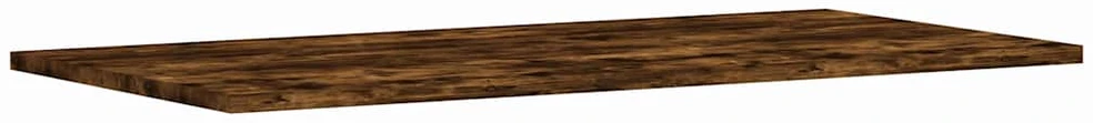 Sieninės lentynos, 4vnt., dūminio ąžuolo, 80x40x1,5cm, mediena