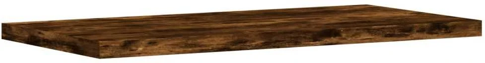 Sieninės lentynos, 4vnt., dūminio ąžuolo, 40x20x1,5cm, mediena