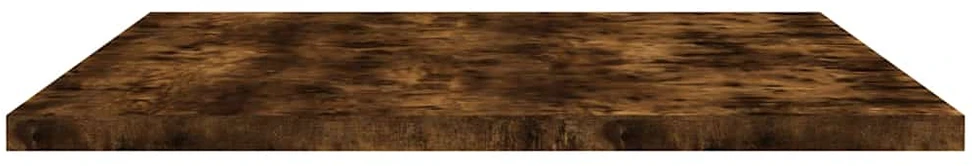 Sieninės lentynos, 4vnt., dūminio ąžuolo, 80x40x1,5cm, mediena