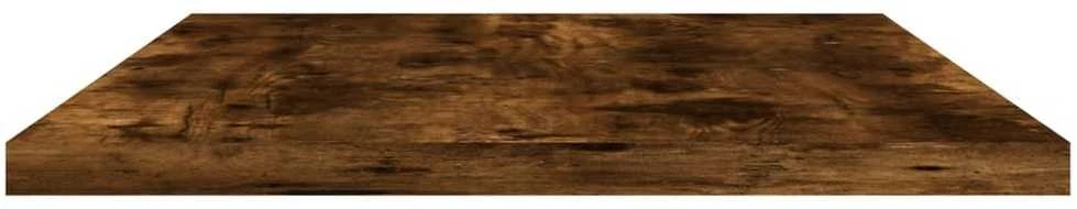 Sieninės lentynos, 4vnt., dūminio ąžuolo, 60x20x1,5cm, mediena