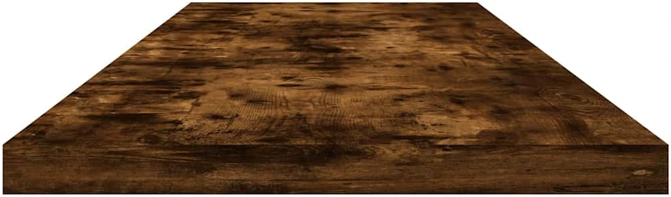 Sieninės lentynos, 4vnt., dūminio ąžuolo, 100x20x1,5cm, mediena
