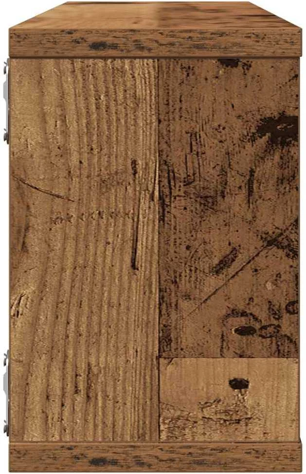Sieninės lentynos, 4vnt., medienos, 60x15x23cm, MDP