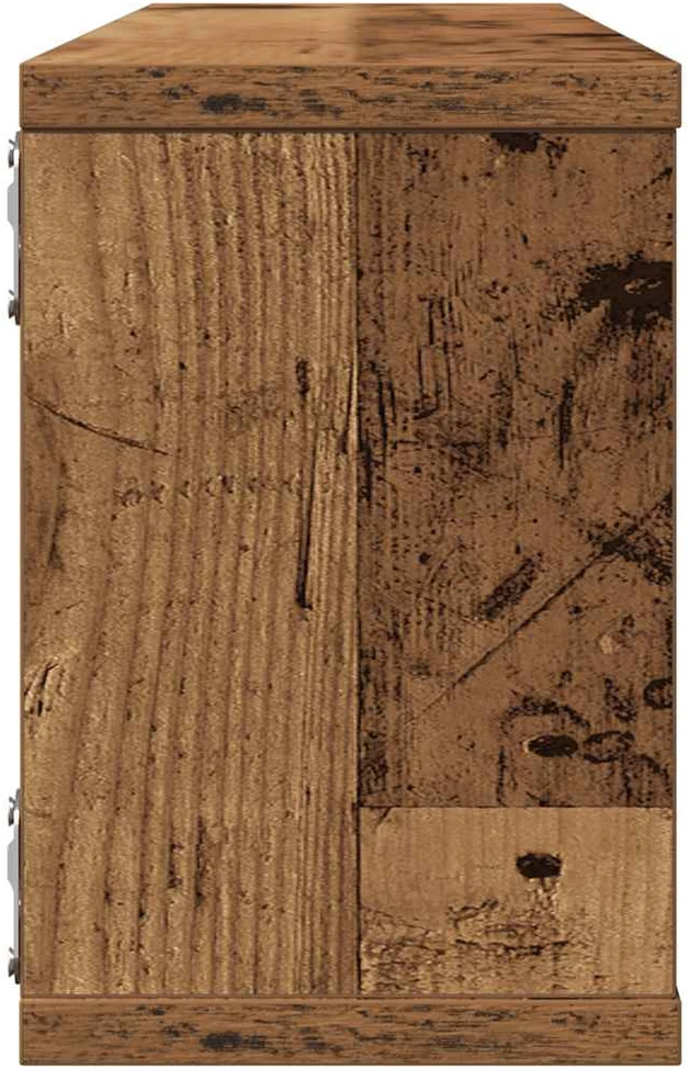 Sieninės lentynos, 4vnt., medienos, 60x15x23cm, MDP
