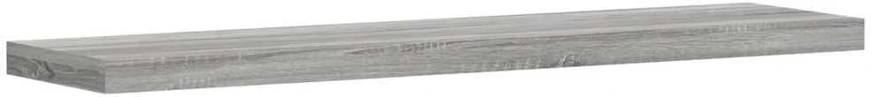 Sieninės lentynos, 4vnt., pilkos ąžuolo, 40x10x1,5cm, mediena