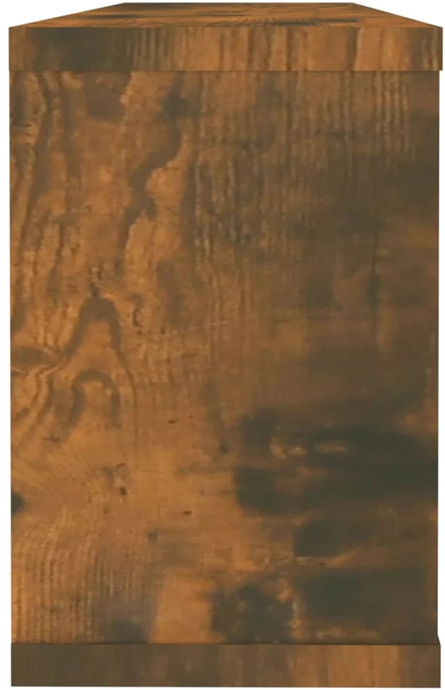 Sieninės lentynos, 6vnt., dūminio ąžuolo, 60x15x23cm, mediena