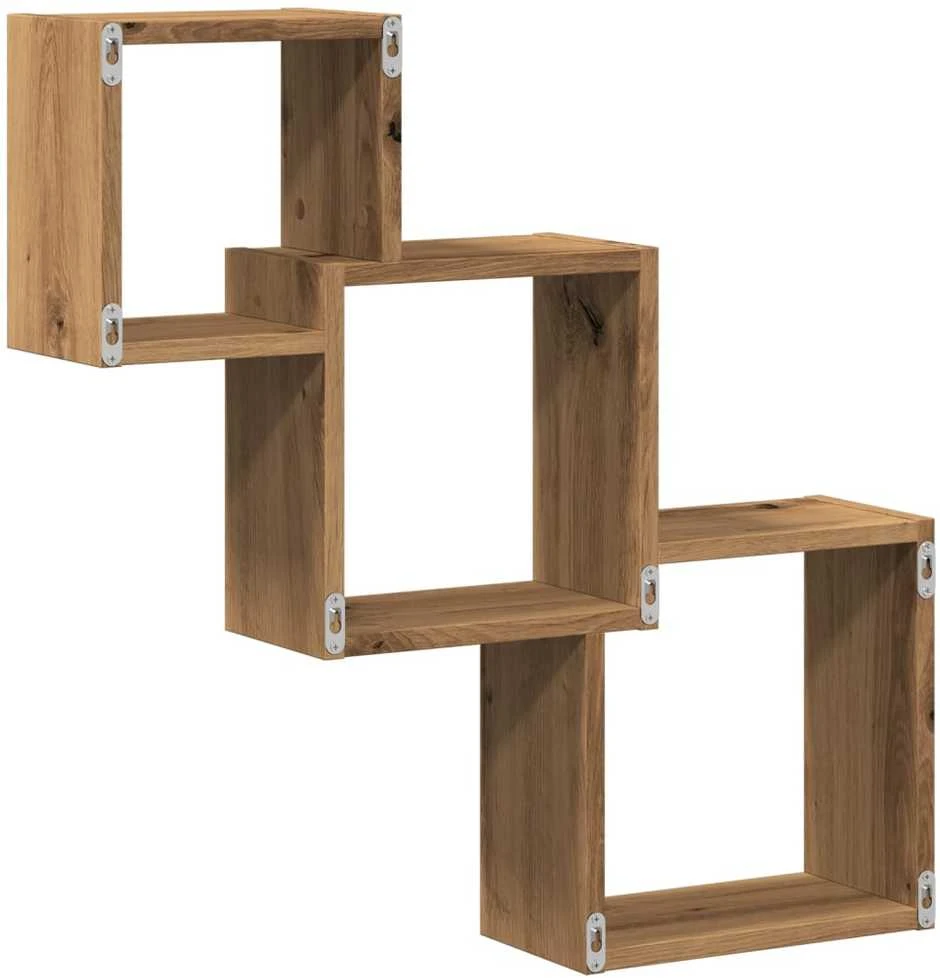 Sieninės lentynos, artisano, 68x15x68cm, MDP, kubo formos
