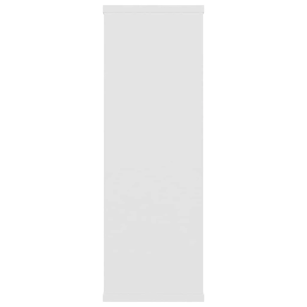 Sieninės lentynos, baltos, 104x20x58,5 cm, apdirbta mediena
