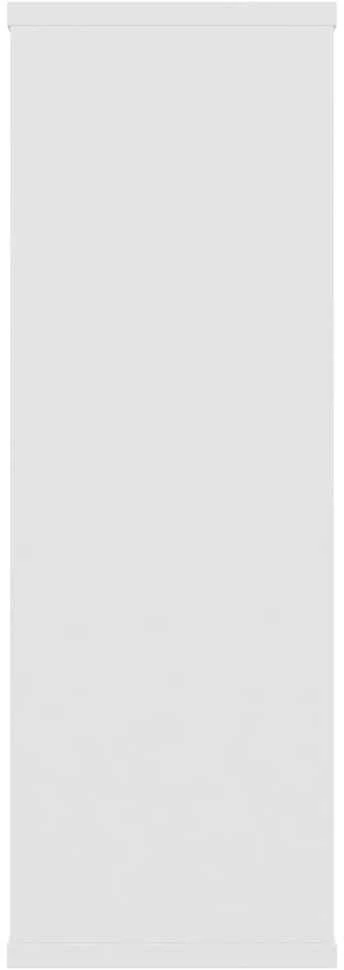 Sieninės lentynos, baltos, 104x20x58,5 cm, apdirbta mediena