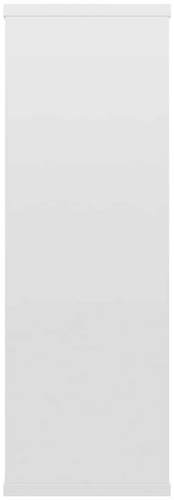 Sieninės lentynos, baltos, 104x20x58,5cm, apdirbta mediena