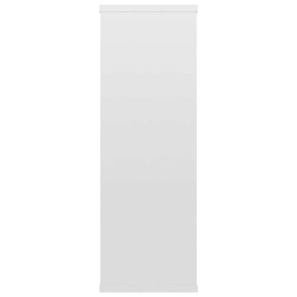 Sieninės lentynos, baltos, 104x20x58,5cm, apdirbta mediena