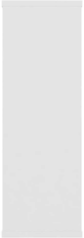 Sieninės lentynos, baltos, 104x20x58,5 cm, apdirbta mediena