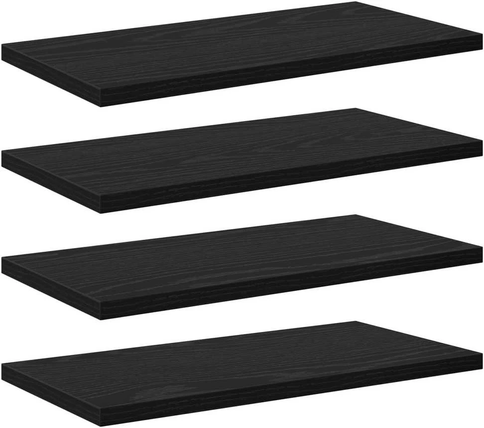 Knygų lentyna 3 aukštų 4 vnt. 40 x 20 x 1,5 cm Apdirbta mediena