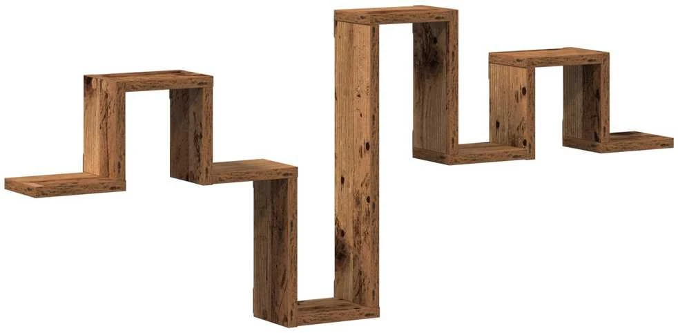 Sieninė lentyna Sieninis Senas medis 104.5 x 43 x 10 cm