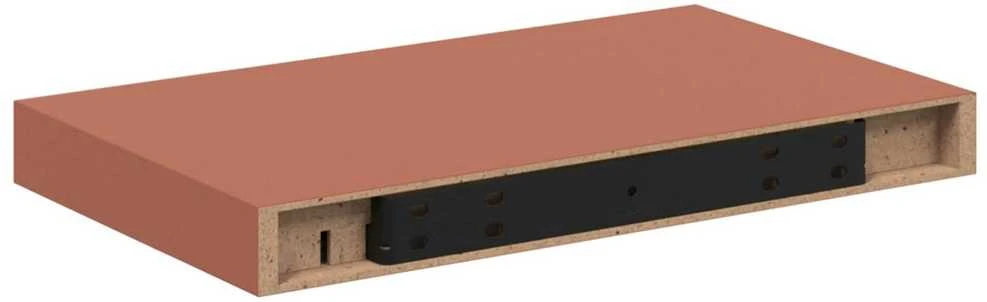 Sieninė lentyna 2 vnt. Raudona 40 x 23,5 x 3,8 cm