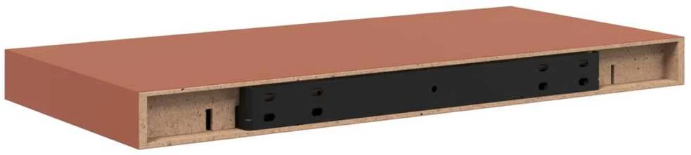 Sieninė lentyna 4 vnt. Raudona 50 x 23,5 x 3,8 cm